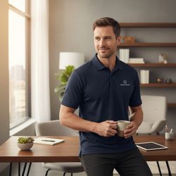 Image of Devon & Jones Performance Polo - Navy