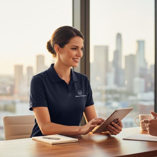 Devon & Jones Performance Polo - Navy image thumbnail