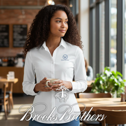 Image of Brooks Brothers Wrinkle-Free Stretch Pinpoint