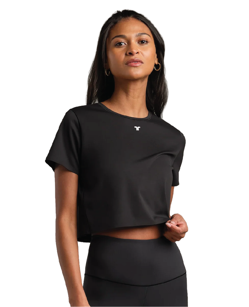 Image of Women's Rhone Cropped Workout T-shirt