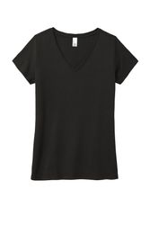 Image of District Women's Perfect Tri V-Neck Tee. DM1350L