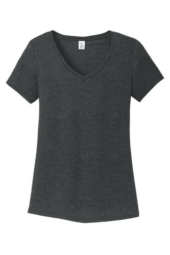 District Women's Perfect Tri V-Neck Tee. DM1350L image thumbnail