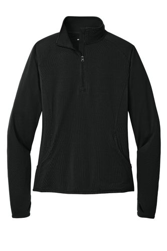 Sport-Tek Women's Sport-Wick Stretch 1/4-Zip Pullover. LST850 image thumbnail
