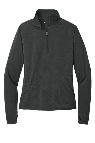 Sport-Tek Women's Sport-Wick Stretch 1/4-Zip Pullover. LST850 image thumbnail
