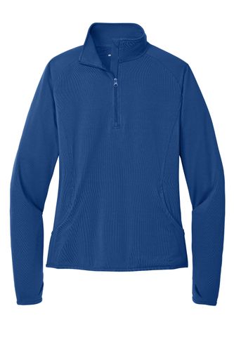 Sport-Tek Women's Sport-Wick Stretch 1/4-Zip Pullover. LST850 image thumbnail