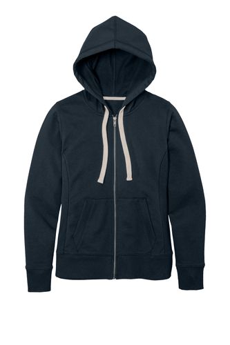 District Women's Re-Fleece Full-Zip Hoodie DT8103 image thumbnail