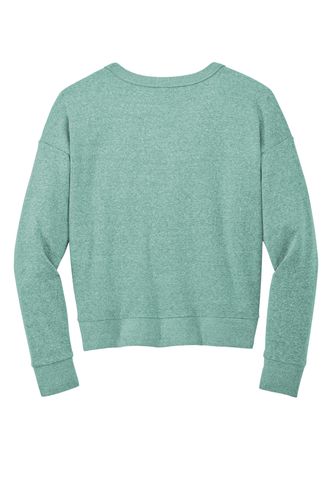 District Women's Perfect Tri Fleece V-Neck Sweatshirt DT1312 image thumbnail
