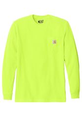 Image of Carhartt Workwear Pocket Long Sleeve T-Shirt. CTK126