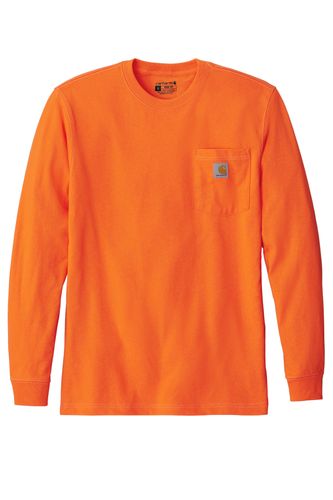 Carhartt Workwear Pocket Long Sleeve T-Shirt. CTK126 image thumbnail