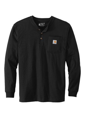 Carhartt Long Sleeve Henley T-Shirt CTK128 image thumbnail