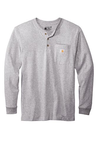 Carhartt Long Sleeve Henley T-Shirt CTK128 image thumbnail