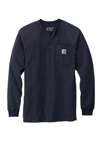 Carhartt Long Sleeve Henley T-Shirt CTK128 image thumbnail