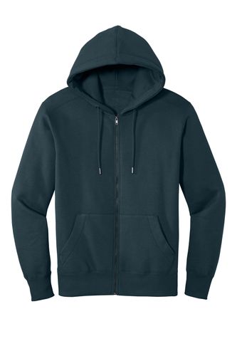 District Perfect Weight Fleece Full-Zip Hoodie DT1103 image thumbnail