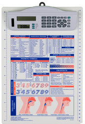 Image of Speech Language Reference Clipboard with Calculator Clip