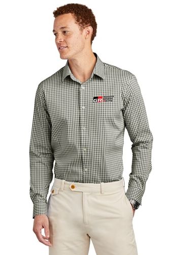 Image of Brooks Brothers® Tech Stretch Patterned Shirt
