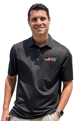 Image of Greg Norman Micro Pique Spinner Print Polo