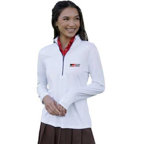 Image of Women's Greg Norman Leaderboard 1/2 Zip