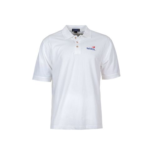 Men's White Polo image thumbnail