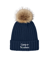 Image of Port Authority Faux Fur Pom Beanie C990