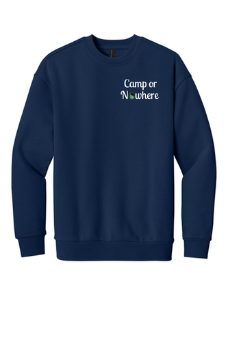 District V.I.T. Heavyweight Fleece Crew DT6154 NAVY image thumbnail
