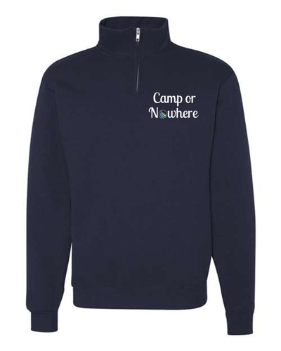 1/4-Zip Cadet Collar Sweatshirt NAVY image thumbnail 1/4-Zip Cadet Collar Sweatshirt NAVY image thumbnail