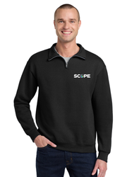 Image of Jerzees - NuBlend 1/4-Zip Cadet Collar Sweatshirt. 995M