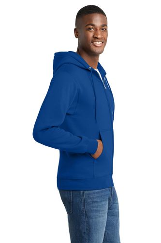 Port & Co Full-Zip Hooded Sweatshirt image thumbnail
