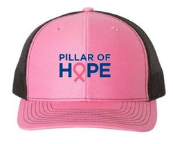 Image of PILLAR OF HOPE Cap - Richardson® Adjustable Snapback Trucker Cap