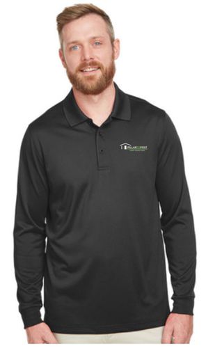 Harriton® Men's Advantage Snag Protection Plus IL Long Sleeve Polo  image thumbnail