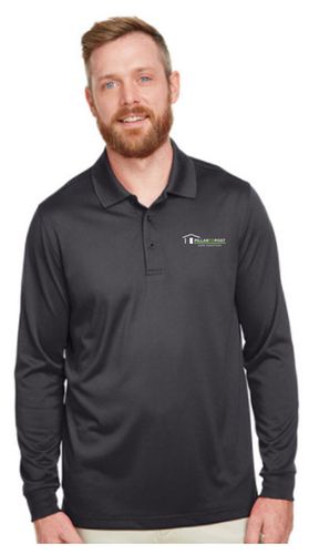 Harriton® Men's Advantage Snag Protection Plus IL Long Sleeve Polo  image thumbnail