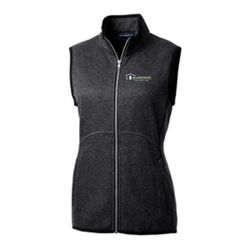 Image of Cutter & Buck® Women's Mainsail Sweater Knit Full Zip Vest