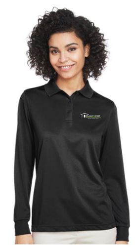 Harriton® Women's Advantage Snag Protection Plus IL Long Sleeve Polo image thumbnail