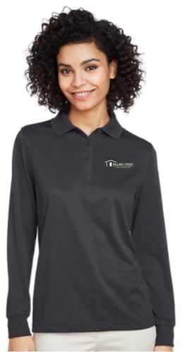 Harriton® Women's Advantage Snag Protection Plus IL Long Sleeve Polo image thumbnail