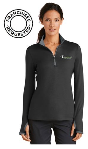 Nike® Women's Dri-FIT Stretch Half Zip Cover-Up image thumbnail