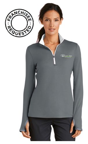 Nike® Women's Dri-FIT Stretch Half Zip Cover-Up image thumbnail