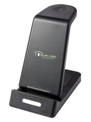 Image of TriCharged 3-in-1 15W Wireless Charging Stand