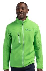 Image of Clique® Men's Telemark Eco Stretch Softshell Full Zip Jacket
