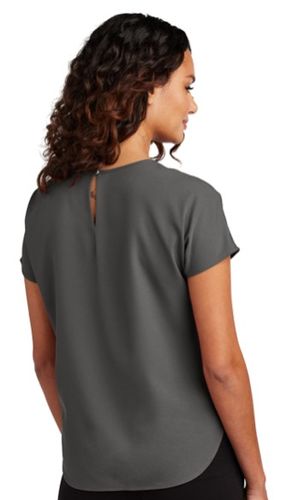 Mercer+Mettle Women's Stretch Crepe Crew image thumbnail