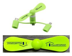 Image of Mini USB 3 in 1 Portable Cell Smart Phone Fan