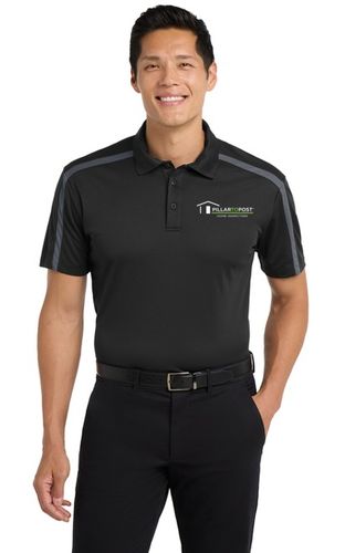 Port Authority® Men's Silk Touch™ Performance Colorblock Stripe Polo image thumbnail