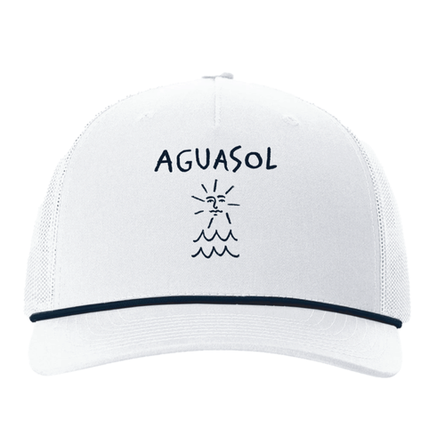 Rope Hat - WHITE / NAVY image thumbnail