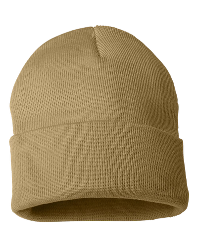 12" Solid Cuffed Beanie image thumbnail