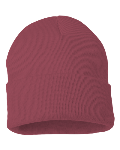 12" Solid Cuffed Beanie image thumbnail