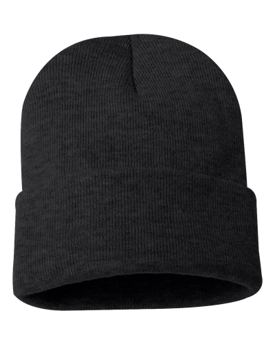 12" Solid Cuffed Beanie image thumbnail