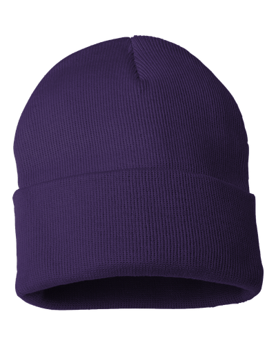 12" Solid Cuffed Beanie image thumbnail