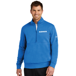 Image of Nike - Mens Club Fleece Sleeve Swoosh 1/2-Zip
