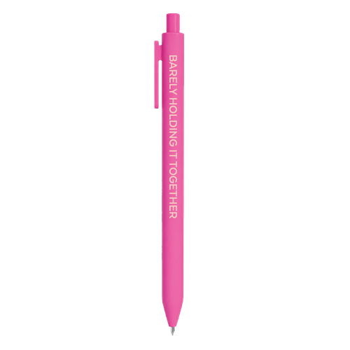 Kohl's Barely Holding It Together Pastel Retractable Ballpoint Pen image thumbnail