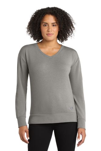 OGIO Women's Luuma Flex Long Sleeve V-Neck - LOG825 image thumbnail OGIO Women's Luuma Flex Long Sleeve V-Neck - LOG825 image thumbnail
