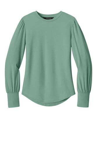 Mercer+Mettle Women's Stretch Jersey Long Sleeve Blouson Top - MM1019 image thumbnail