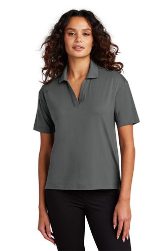 Mercer+Mettle Women's Stretch Jersey Polo - MM1015 image thumbnail